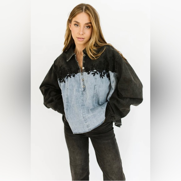 BUCKETLIST Jackets & Blazers - SILVERADO DENIM BUTTON UP Shop Zoco